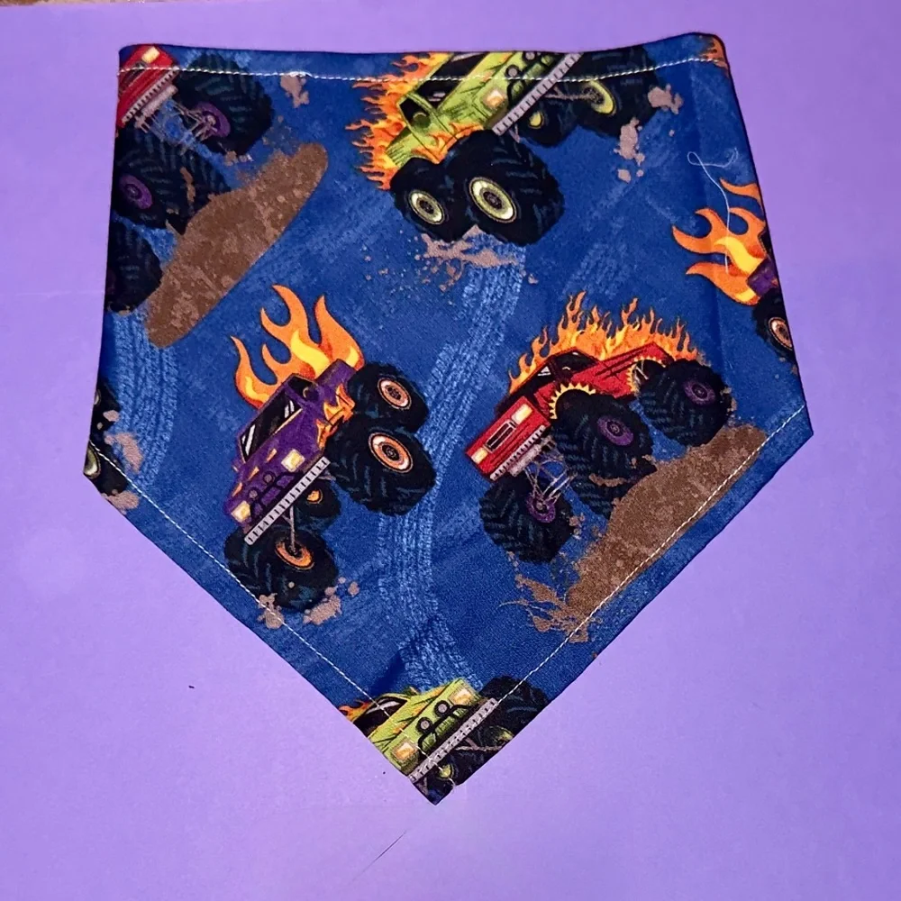 Van Gogh Inspired Dog Bandana with Cat Design